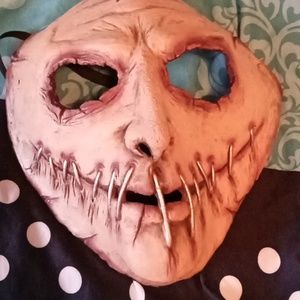 2 disturbing horror latex masks